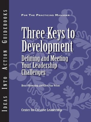 cover image of Three Keys to Development
